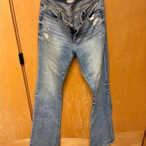 BKE Women's Light Blue Boot Cut Jeans